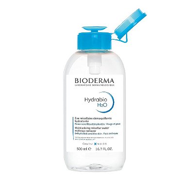 Bioderma - Água Micelar Hydrabio H2O - Limpeza de Rosto e Remoção de Maquiagem - Água Micelar de Limpeza para Pele Sensível Desidratada