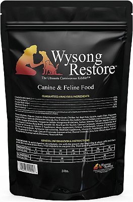Alimento Wysong Restore para Cães e Gatos - Embalagem de 3 libras