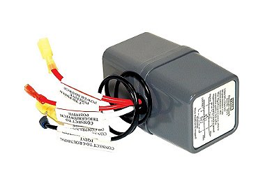 Interruptor de pressão VIAIR 90111 com relé, preto, 7,3 x 3,5 x 2,3 polegadas.