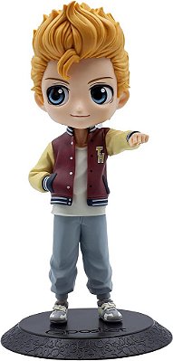 Banpresto - Tóquio Revengers - Takemichi Hanagaki - Versão Roupas Comuns (Ver. A), Bandai Spirits Figura Q posket 5,5 Polegadas