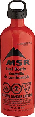 Frasco de Combustível Líquido MSR, 20 Onças Vermelho