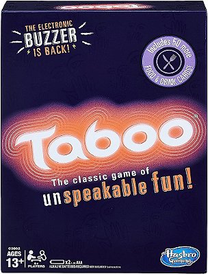 Jogo de Tabu para Festas da Hasbro Gaming com Buzzer para Crianças de 13 anos ou mais (Exclusivo da Amazon)