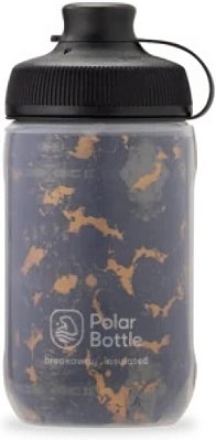 Garrafa de água isolada para mountain bike Polar Bottle Breakaway Muck - Livre de BPA, Garrafa de esportes e ciclismo com tampa anti-poeira