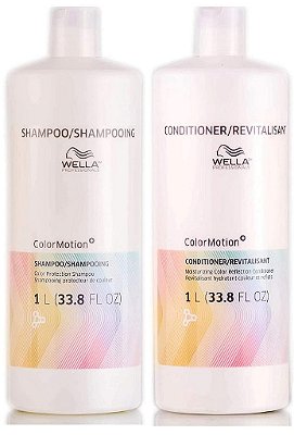 WELLA PROFESSIONALS ColorMotion+, Shampoo de Proteção da Cor para Cabelos Coloridos, Preserva a Suavidade e o Brilho enquanto Fortalece o Cabelo.