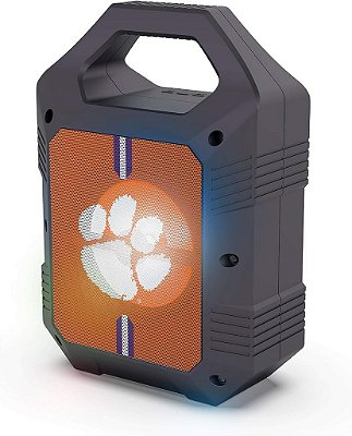 Caixa de som sem fio Bluetooth LED SOAR NCAA ShockBox XL