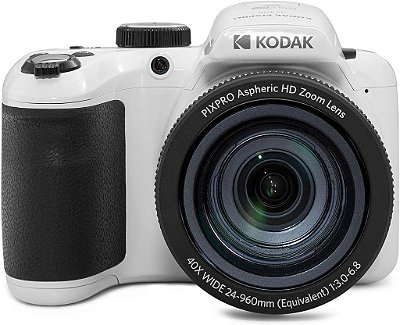 Câmera Digital KODAK PIXPRO AZ405-WH 20MP 40X de Zoom Óptico Lente Angular de 24mm Estabilização Óptica de Imagem Vídeo Full HD 1080P 3 LCD Câmera