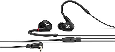 Fones de ouvido de monitoramento intra-auricular Sennheiser Professional IE 100 PRO Dynamic, preto