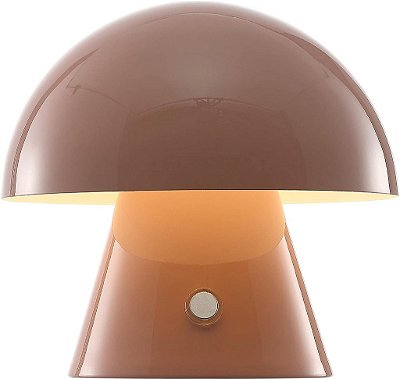 JONATHAN Y JYL7116D Porcini 7 Lâmpada de Mesa de Cogumelo LED Integrado Recarregável/Sem Fio, Bohemian Contemporânea, Moderna, Costeira, Rosa