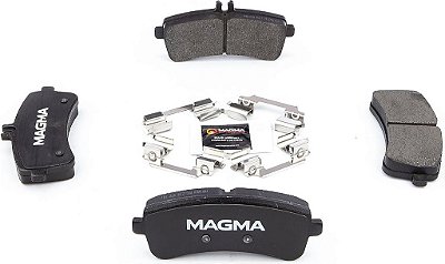 Pastilhas de freio semi-metálicas traseiras MAGMA Premium PMD1681M