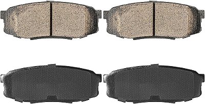 Pastilhas de freio traseiras PHILTOP D1304 compatíveis com Land Cruiser 2008-2011, Tundra 2007-2021, Sequoia 2008-2022, LX570 2013-2021, LX570 2008