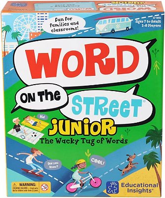 Educational Insights Palavras na Rua Júnior, Jogo de Vocabulário e Palavras para Casa e Sala de Aula, Idades 7+