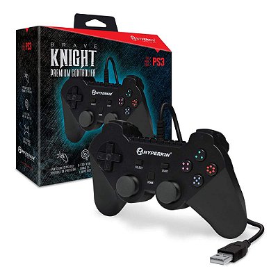 Controle Premium Hyperkin Brave Knight para PS3/ PC/ Mac (Preto)