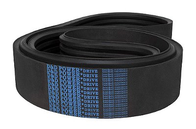 Correia de substituição D&D PowerDrive B84/02 Claas, B, 2 -Band, 87 de comprimento, borracha