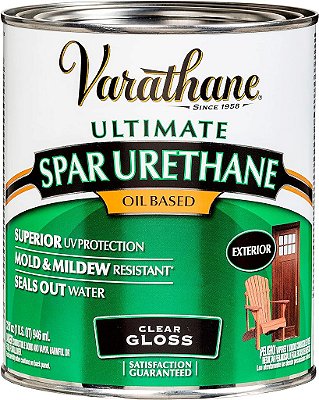 Rust-Oleum 9241 Ultimate Spar Urethane Oil Based, Quart, Gloss

Rust-Oleum 9241 Ultimate Spar Urethane a Base de Óleo, Quart, Brilhante