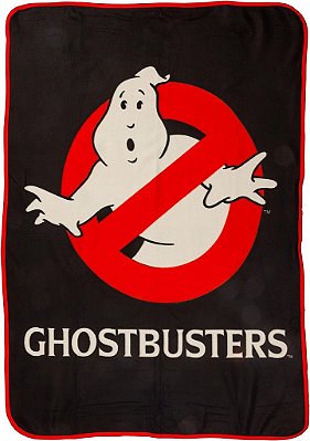Manta de Lã Silver Buffalo Ghost Busters Ghost Logo 45 x 60