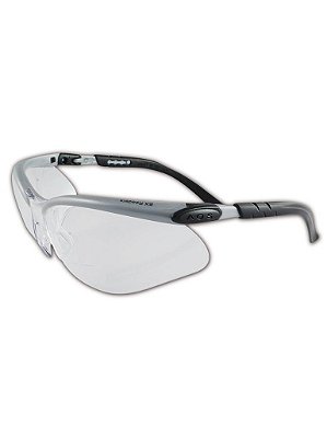 Óculos de segurança da série BX Reader da 3M com armação prata/preta, padrão
