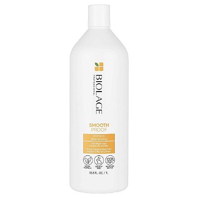 Shampoo Biolage Smooth Proof | Limpa, Suaviza e Controla o Frizz | Para Cabelos Frisados | Sem Parabenos e Silicone | Vegano.