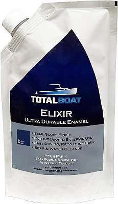 TotalBoat Elixir Esmalte | Tinta Marinha à Base d'Água (Azul Bandeira, Quarto)