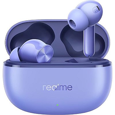 Fone de Ouvido Auricular Realme Buds T200 Lite ENC Bluetooth - Roxo