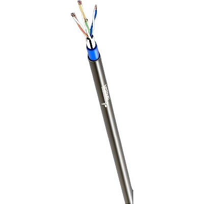 Cabo de Rede UTP Norphel CAT5E 4 x 24 AWG 100% Cobre Camada Dupla Revestimento Externo - Preto 500 metros