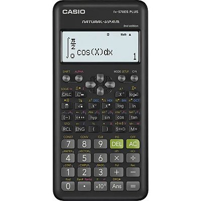 Calculadora Científica Casio FX-570ESPLUS-2-W 2nd Edition - Preto
