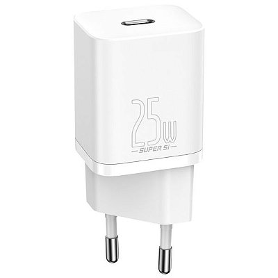 Carregador Baseus USB-C CCSP020102 Super SI 25 W - White