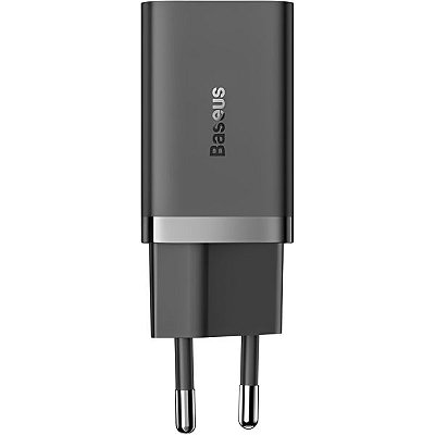 Carregador de Parede Baseus CCGP180101 GaN5 2 x USB-C - Preto