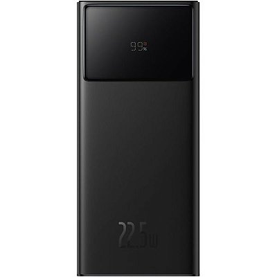 Carregador Portátil Baseus Star-Lord LCD 22.5 W 10.000 mAh 2 x USB-A + USB-C - Preto (PPXJ100001)