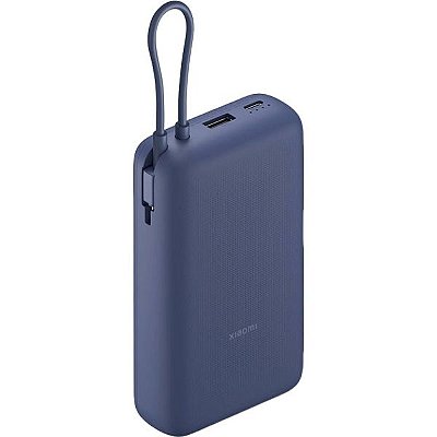 Carregador Portátil Xiaomi PB2030MI 20.000mAh 33 W - Azul