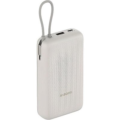 Carregador Portátil Xiaomi PB2030MI 20.000mAh 33 W - Bege