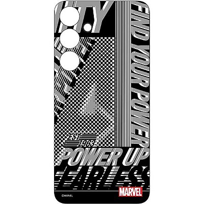 Cartão Samsung Flipsuit GP-TOS926HIJBW Marvel Avengers para Capa Galaxy S24 Plus - Preto