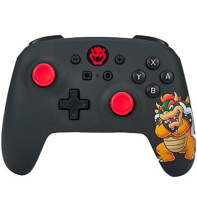 Controle Sem Fio PowerA para Nintendo Switch - Bowser (PWA-A-08251)