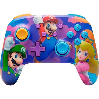 Controle Sem Fio PowerA para Nintendo Switch - Splash Heroes (PWA-A-09111)