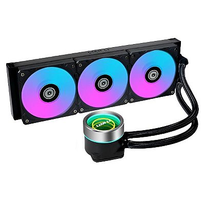 Cooler líquido Lian Li Galahad II Trinity 360 RGB INFI para CPU - Preto
