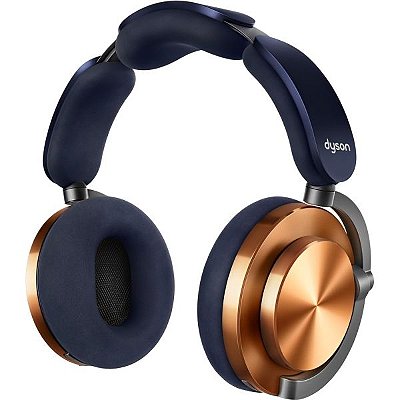Fone de ouvido Dyson OnTrac 759558-01 Noise Cancelling Bluetooth - Azul/Cobre
