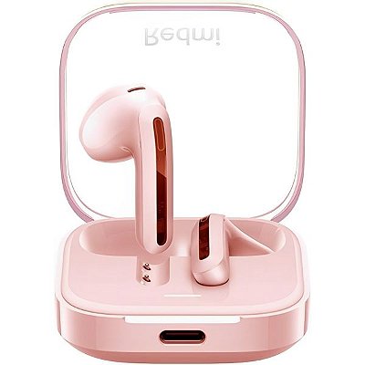 Fone de ouvido Xiaomi Redmi Buds 6 Active M2344E1 Bluetooth - Pink