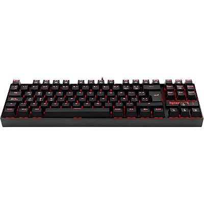 Kit Gamer Teclado + Mouse Redragon Fone de ouvido + Mouse Pad USB - Preto
