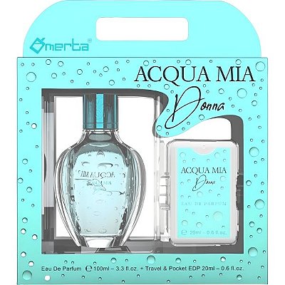 Kit Perfume Omerta Acqua Mia Donna EDP 100mL + 20mL - Feminino