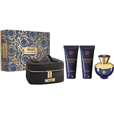 Kit Perfume Versace Dylan Blue EDT - Feminino 4 peças