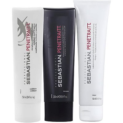 Kit Sebastian Penetraitt Shampoo 250mL + Condicionador 250mL + Máscara Capilar 150mL