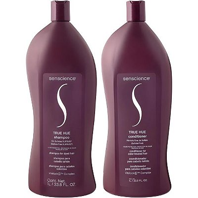 Kit Senscience True Hue Color Shampoo 1L + Condicionador 1L