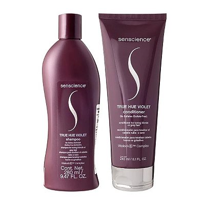 Kit Senscience True Hue Violet Shampoo 280mL + Condicionador 240mL