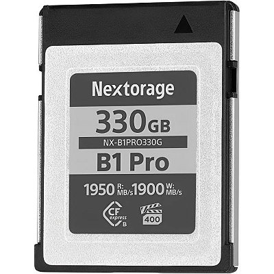 Memória CF Express Tipo B Nextorage 330GB NX-B1PRO 1950-1900 MB/s (NX-B1PRO330G/INE SYM)
