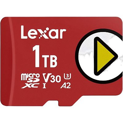 Memória Micro SD Lexar Play Gaming/Mobile 205-140MB/S C10 1 TB (LMSPLAY001T-BNSNU)