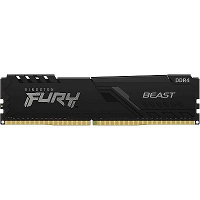 Memória RAM DDR4 Kingston 3600 MHz 16 GB Fury Beast KF436C18BB/16 - Preto