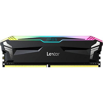 Memória RAM DDR4 Lexar 3600 MHz 8 GB Ares RGB LD4BU008G-R3600GSLA - Preto