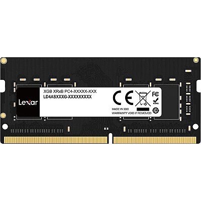 Memória RAM DDR4 SO-DIMM Lexar 3200 MHz 32 GB LD4AS032G-B3200GSST - Preto