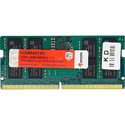 Memória RAM DDR5 Keepdata 4800 MHz 16 GB KD48S40/16G