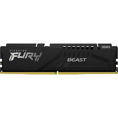 Memória RAM DDR5 Kingston 5600 MHz 8 GB Fury Beast KF556C40BB-8 - Preto