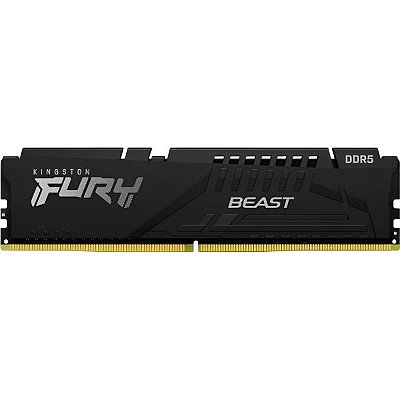 Memória RAM DDR5 Kingston 6400 MHz 32 GB Fury Beast KF564C32BB-32 - Preto